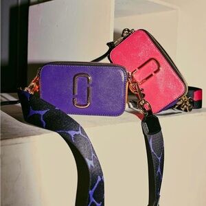 Marc Jacobs Purple and Pink Crossbody Bag